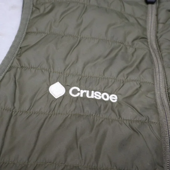 Carhartt Vest Mens Small Grn Gilliam Lightweight Water Resistant Insulated LOGO - Picture 7 of 15